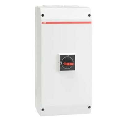 ABB 3-Pole Switch Disconnector OTP Series, IP65 Enclosure, 100A, 690V AC, Screw Clamp Terminal 