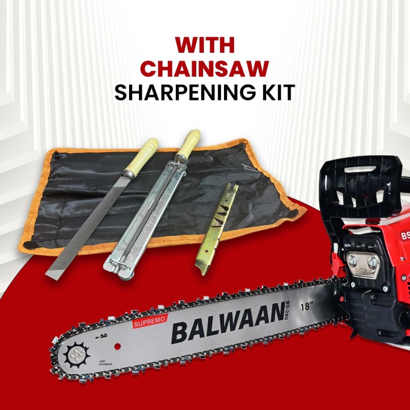 Balwaan BS-280 18 Inches Supremo Chainsaw with 62cc Engine