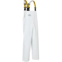 Elka Gb White Reusable Overall Bib & Brace, Size M, Cold Resistant, PU Polyamide Material E0101/W/M