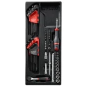 Facom 56 Piece Socket Tool Kit with Thermoformed Tray MOD.R161-46PB