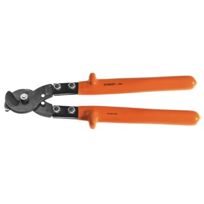 Facom VDE/1000V Approved Cable Cutter, 230mm Overall Length, 32mm Jaw Length, DIN EN 60900 Compliant 412.150AVSE