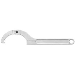 Facom 180 mm Hook Spanner Stainless Steel Chrome Finish 492mm Length 125A.180