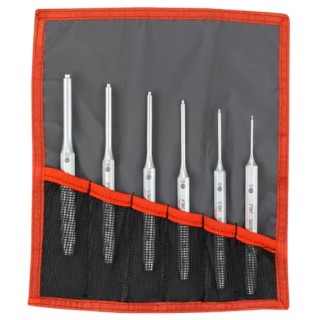 Facom 6-Piece Punch Set, 200mm Overall Length, Model 246.JT6