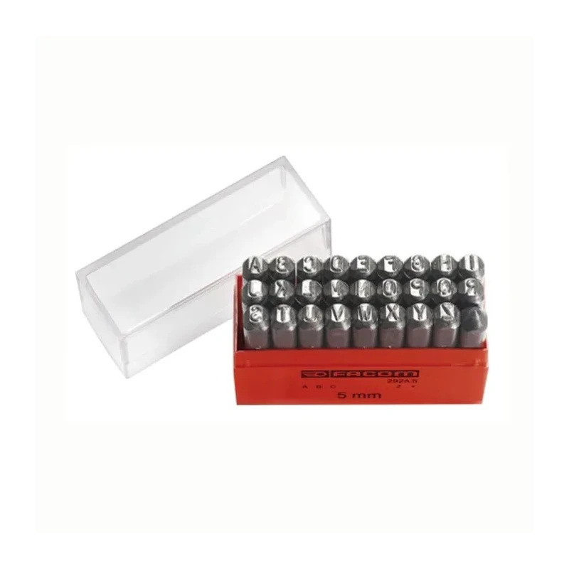 Facom Engraving Letter Punch Set 6 mm 26 Piece Letters A to Z Carbon Steel 292A.6