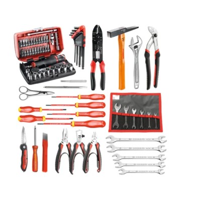 Facom 39 Piece Electrician Tool Kit with Box CM.E16