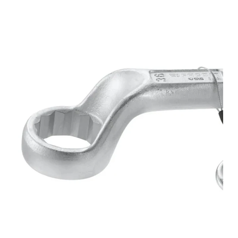 Facom Open End Heavy Duty Offset Ring Wrench 24 to 46 mm Satin Chrome Finish 54A.41SLS