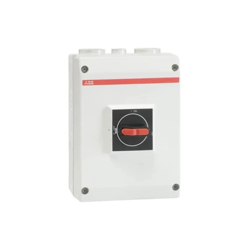 ABB 4-Pole Switch Disconnector 690V AC, 63A, IP65, Black Handle, Series OTP 