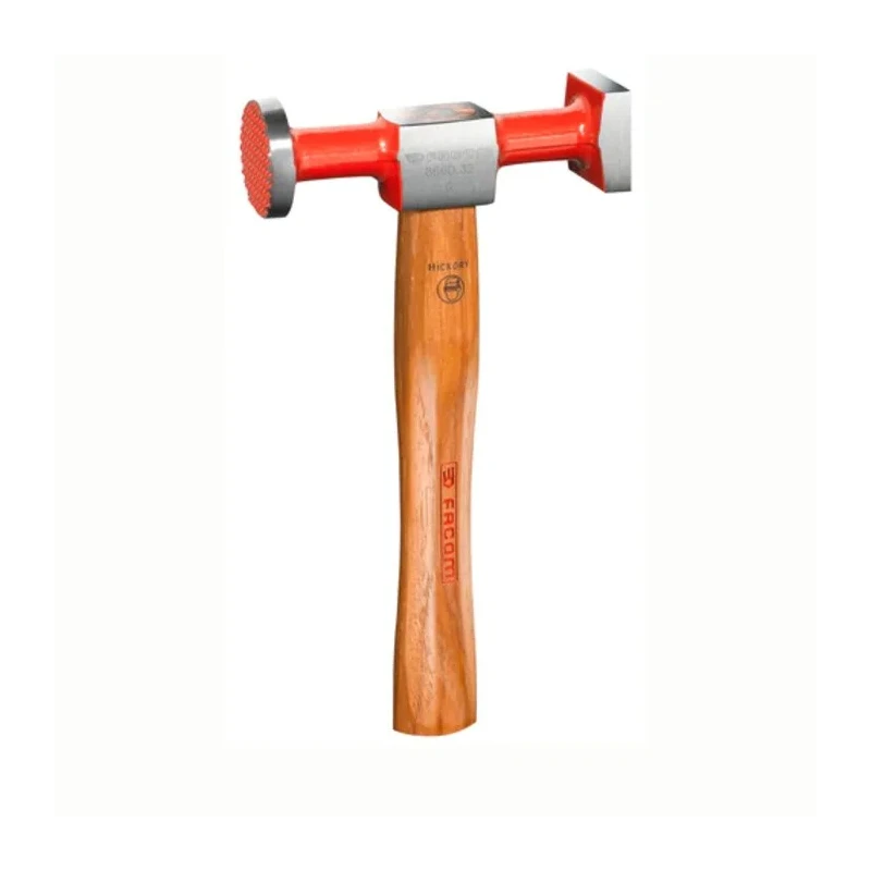 Facom Planishing Hammer with Hickory Wood Handle, Head Weight 310 g, Overall Length 310 mm, Head Width 35 mm 866D.32