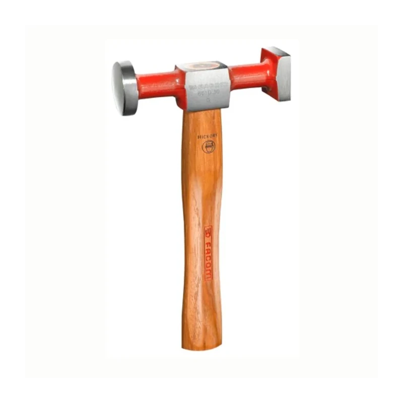 Facom Bumping Hammer with Hickory Wood Handle 390g, Overall Length 310mm, Head Width 35mm 861D.30