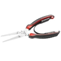 Facom Flat Nose Plier Bent Nose Serrated Jaw Bi-Material Ergonomic Handle 200mm 188A.20CPE