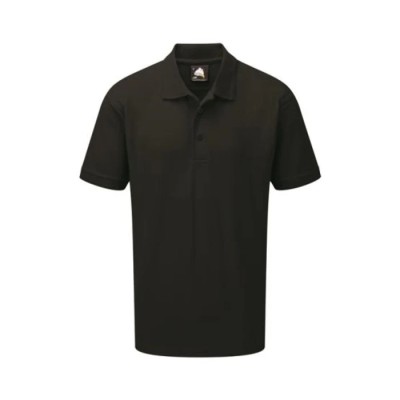Orn Black Cotton, Polyester Eagle Unisex Short Sleeved Premium Polo Shirt XS/5XL 220gsm 1150-10/B/2XL