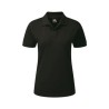 Orn Ladies Black Cotton, Polyester Premium Weight Polo Shirt 91 cm 1160-10/B/08