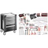 Facom 200 Piece Mechanical Tool Kit with Drawer Chest and Foam Trays JET7.M140A