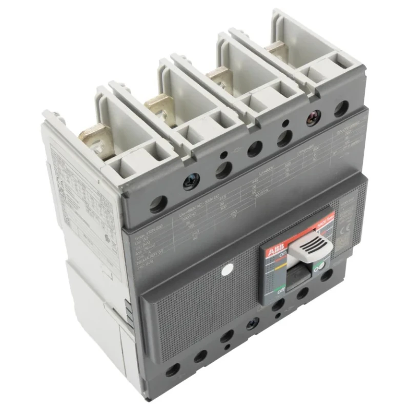 ABB Molded Case Circuit Breaker 4-Pole 250A, Breaking Capacity 50 kA, Fixed Mount XT3N