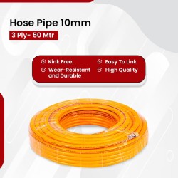 Balwaan Hose Pipe 10 mm 3 Ply- 50 Meters