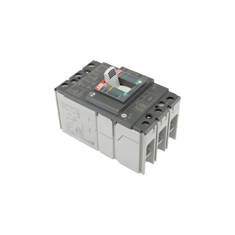 ABB Tmax XT Molded Case Circuit Breaker 3-Pole 80A 5kA Breaking Capacity Fixed Mounting 1SDA067415R1 XT1N 160 TMD 80A FF