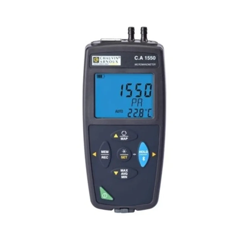 Chauvin Arnoux CA 1550 Differential Manometer Max Pressure Measurement 2450 Pa P01654555