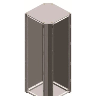 ABB Stainless Steel Floor Standing Enclosure E8R8 Series Single Door Opaque IP54 944mm x 944mm x 1913mm 2CPX045687R9999