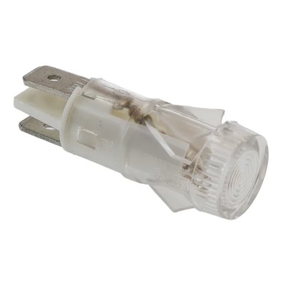 Arcolectric (Bulgin) Ltd 2870 Series Panel Mount Indicator 110V AC, Solder Tab Termination, Prominent Bezel C287000NAQ