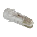 Arcolectric (Bulgin) Ltd 2870 Series Panel Mount Indicator 110V AC, Solder Tab Termination, Prominent Bezel C287000NAQ
