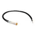 Arcolectric (Bulgin) Ltd 2950 Series Orange Panel Mount Indicator, 110V AC, Lead Wire Termination, Prominent L295000NAH