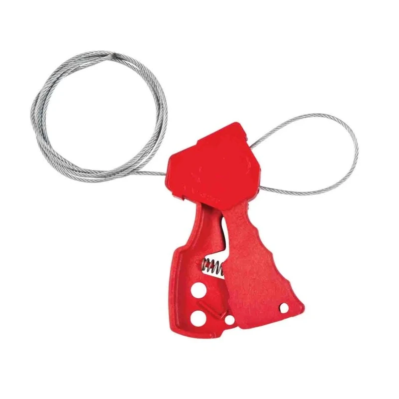 Brady Red 1-Lock Lockout Glass Filled Nylon Cable Lockout Device 7.87 mm ASSY, CABLE L/O, RED 6'