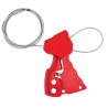 Brady Red 1-Lock Lockout Glass Filled Nylon Cable Lockout Device 7.87 mm ASSY, CABLE L/O, RED 6'