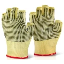 C-Safe Yellow 10% Polyvinyl Chloride Fibreglass Reinforced Latex Coated Gloves Size 8 KFLGMWD08