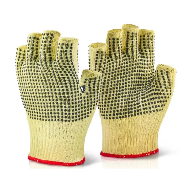 C-Safe Yellow 10% Polyvinyl Chloride Fibreglass Reinforced Latex Coated Gloves Size 8 KFLGMWD08