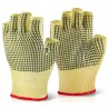 C-Safe Yellow 10% Polyvinyl Chloride Fibreglass Reinforced Latex Coated Gloves Size 8 KFLGMWD08