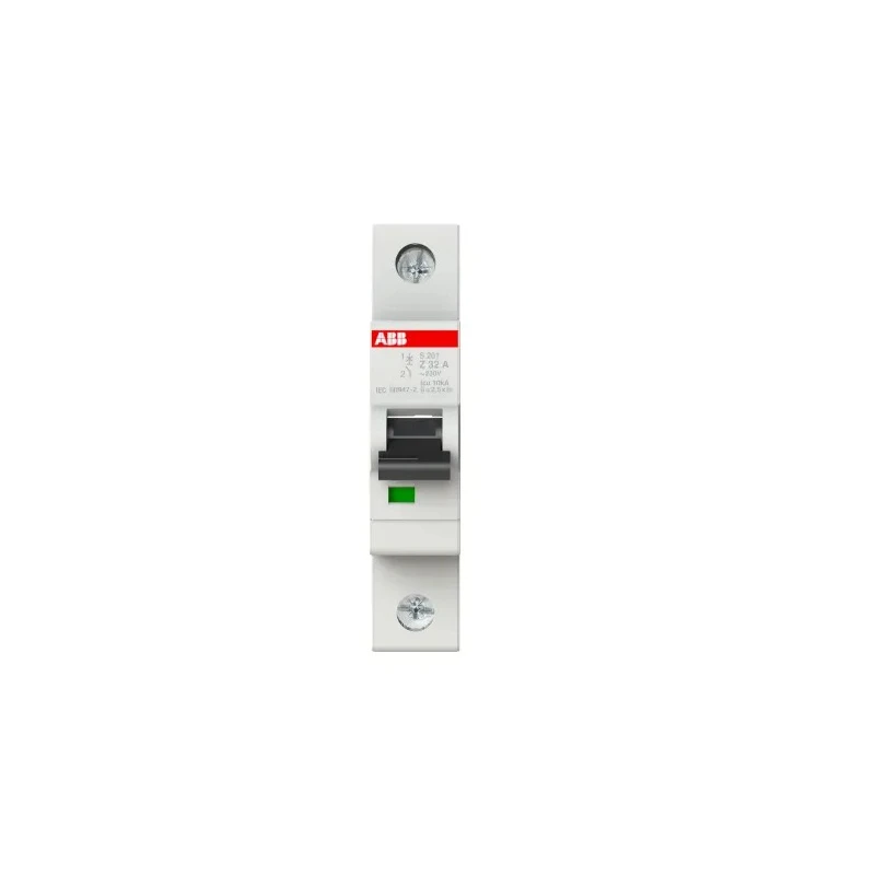 ABB System Pro M Compact S200 Miniature Circuit Breaker, 1-Pole, 32A, Type Z, 253V AC 2CDS251001R0538 S201 Z 32A - 10 KA