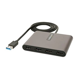 StarTech.com USB 3.0 to HDMI Graphics Adapter 4 Supported Displays 1080p Resolution USB32HD4