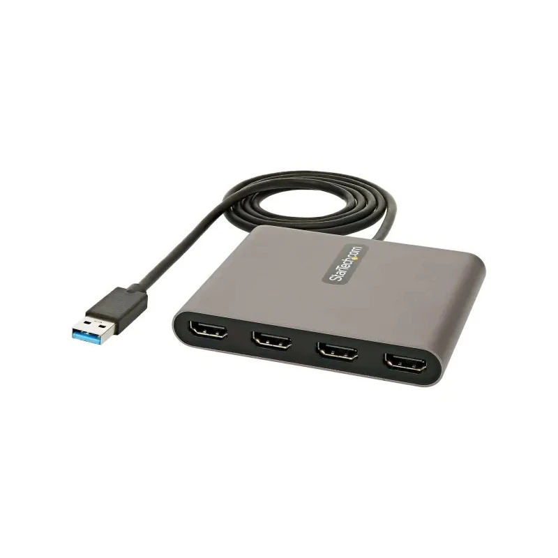 StarTech.com USB 3.0 to HDMI Graphics Adapter 4 Supported Displays 1080p Resolution USB32HD4