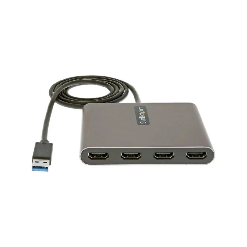 StarTech.com USB 3.0 to HDMI Graphics Adapter 4 Supported Displays 1080p Resolution USB32HD4