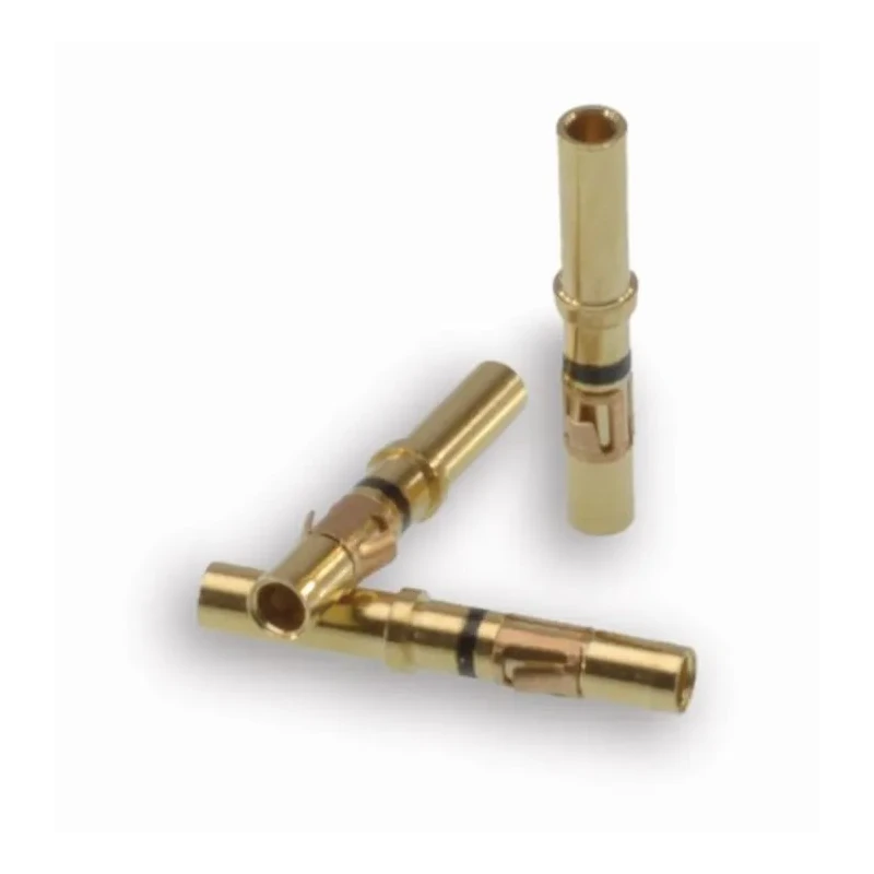 ITT CANNON Female Crimp Circular Connector Contact Brass Gold Plating 26AWG 13A T3P T3P26FC1LX / 192991-0054