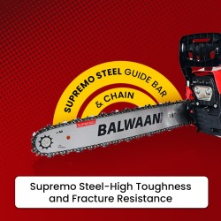 Balwaan BS-280 18 Inches Supremo Chainsaw with 62cc Engine