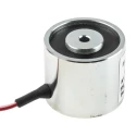 Mecalectro Holding Magnet 440 N Holding Force 24V DC Soft Iron Body 5.81.01