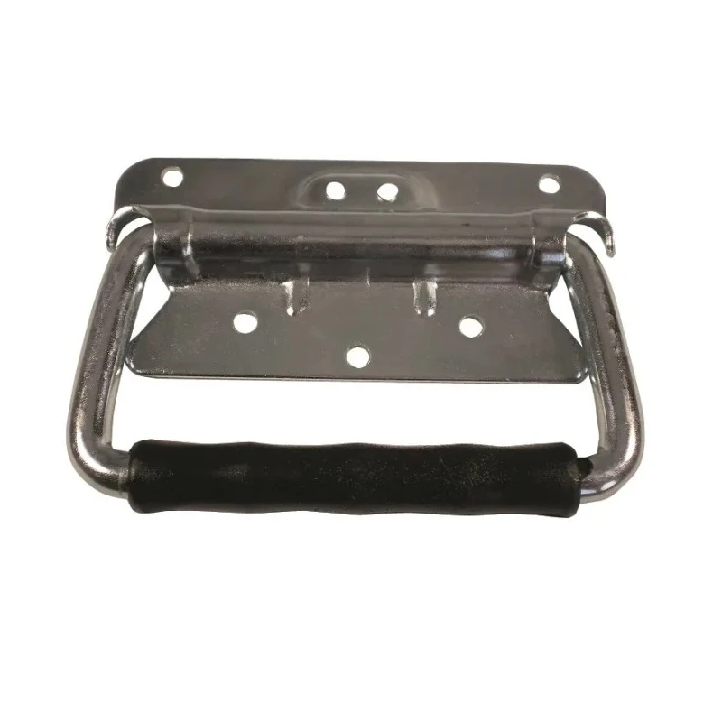 Savigny Steel Carrying Handle Zinc Plated Screw Fixing 124mm Width 60.5mm Height Load Capacity 70kg 40302 ZI
