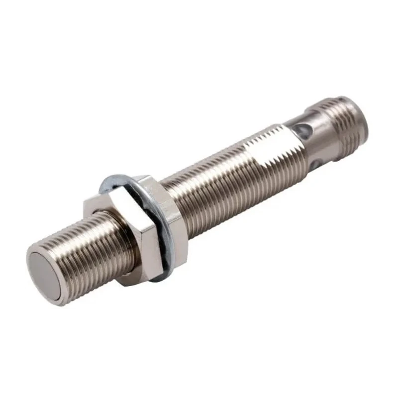 Omron Threaded Barrel Inductive Proximity Sensor M12 NPN 30 V dc 200mA 4 mm Detection E2E-X4C1L12-M1