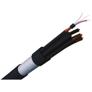S2CEB MPAP Series Multipair Installation Cable 4 Core 0.22 mm² CSA Screened 8 mm OD 100 m 500V Black S2CEB