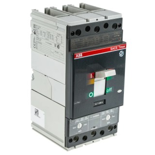 ABB Tmax Molded Case Circuit Breaker 3-Pole 200A Breaking Capacity 200kA Fixed 1SDA054232R1 T4L250 FF TMA 200A