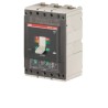 ABB Molded Case Circuit Breaker 3-Pole 320A Breaking Capacity 70kA Fixed Mount 690V AC 1SDA054316R1 T5N400 FF PR221-LS 320A