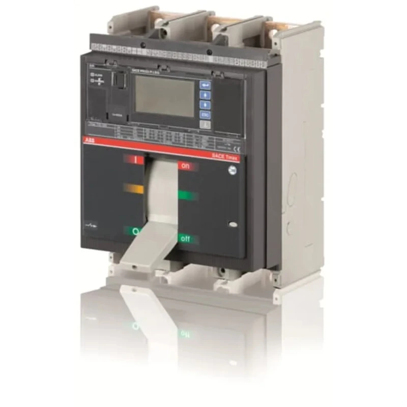 ABB Molded Case Circuit Breaker 3-Pole 800A 690V AC Breaking Capacity 85 kA Solid State 1SDA061967R1 T7S 800A PR332-LSI FF