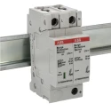 ABB 2 Phase Industrial Surge Protector 100 kA 1.4 kV DIN Rail Mount 2CTB803972R1200
