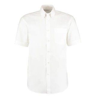 Kustom Kit White Polyester, Cotton Long Sleeve Work Shirt 128 cm KK109
