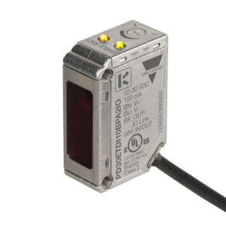 RS PRO Polarised Retro Reflection Photoelectric Sensor Block Style 1 m Detection Range NPN/PNP Output IP67 IP67