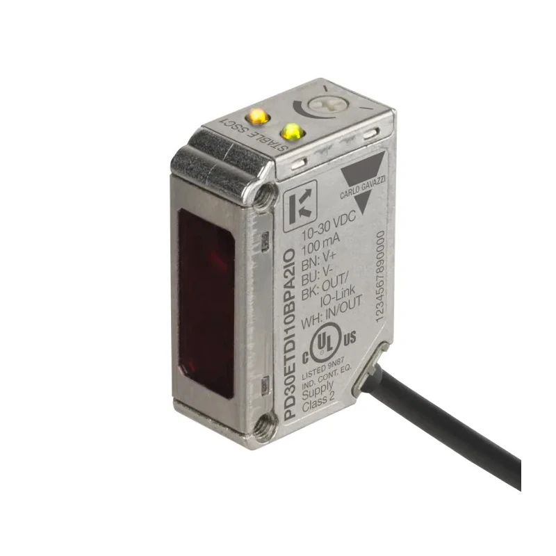 RS PRO Polarised Retro Reflection Photoelectric Sensor Block Style 1 m Detection Range NPN/PNP Output IP67 IP67