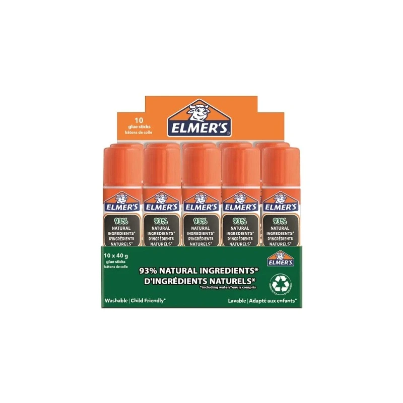 Elmer's 68 mm Glue Stick, 40 g, Acid-Free, Photo Safe, PVC Free 2143886