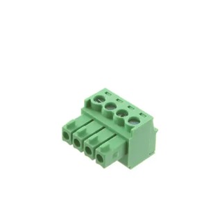 RS PRO Pluggable Terminal Block, 4-Contact, 3.5 mm Pitch, 1 Row, 8A, 300V, Polyamide Housing 237-8475