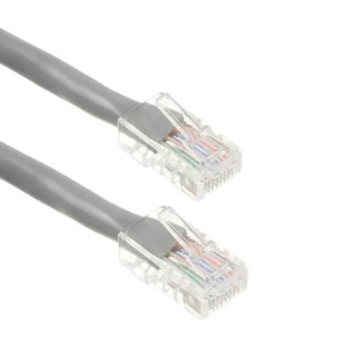 RS PRO Cat6 Ethernet Cable 2.1 m Grey RJ45 Male to RJ45 Male U/UTP PVC 237-8618